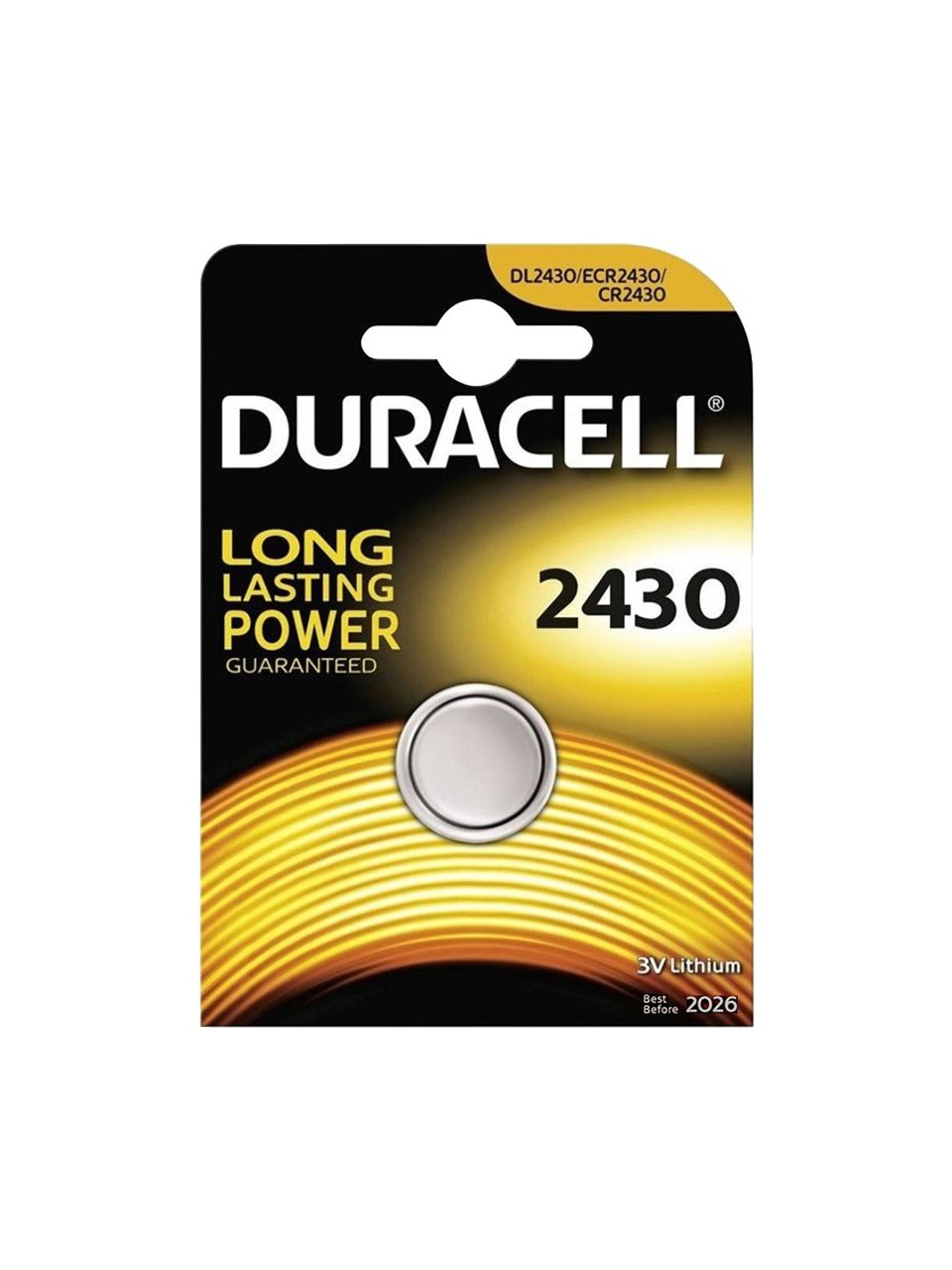 Duracell CR2430 Lityum Tekli Pil