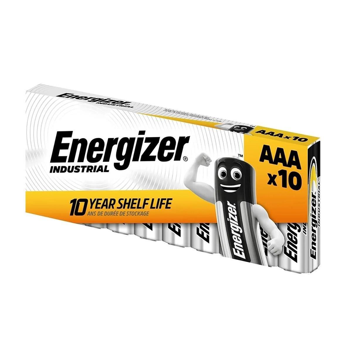 Energizer Industrial AAA Alkalin İnce Kalem Pil 10’lu Paket