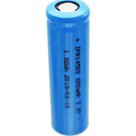 Sertec 3.2V Li-Ion 14500 - 600 Mah 1c Şarjlı Pil