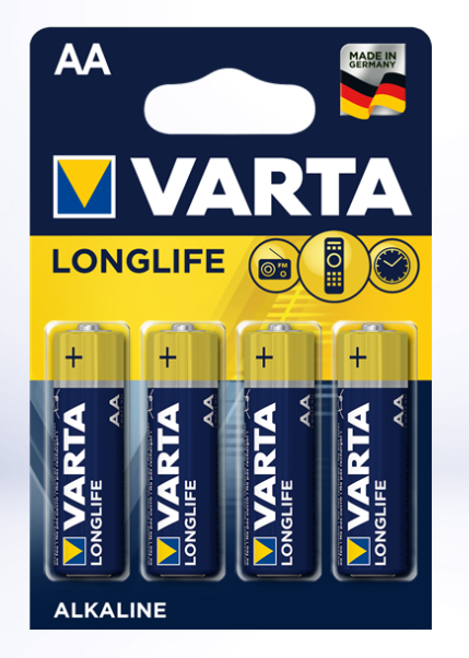 Varta Longlife 4106 Alkaline AA Kalem Pil 4’lü