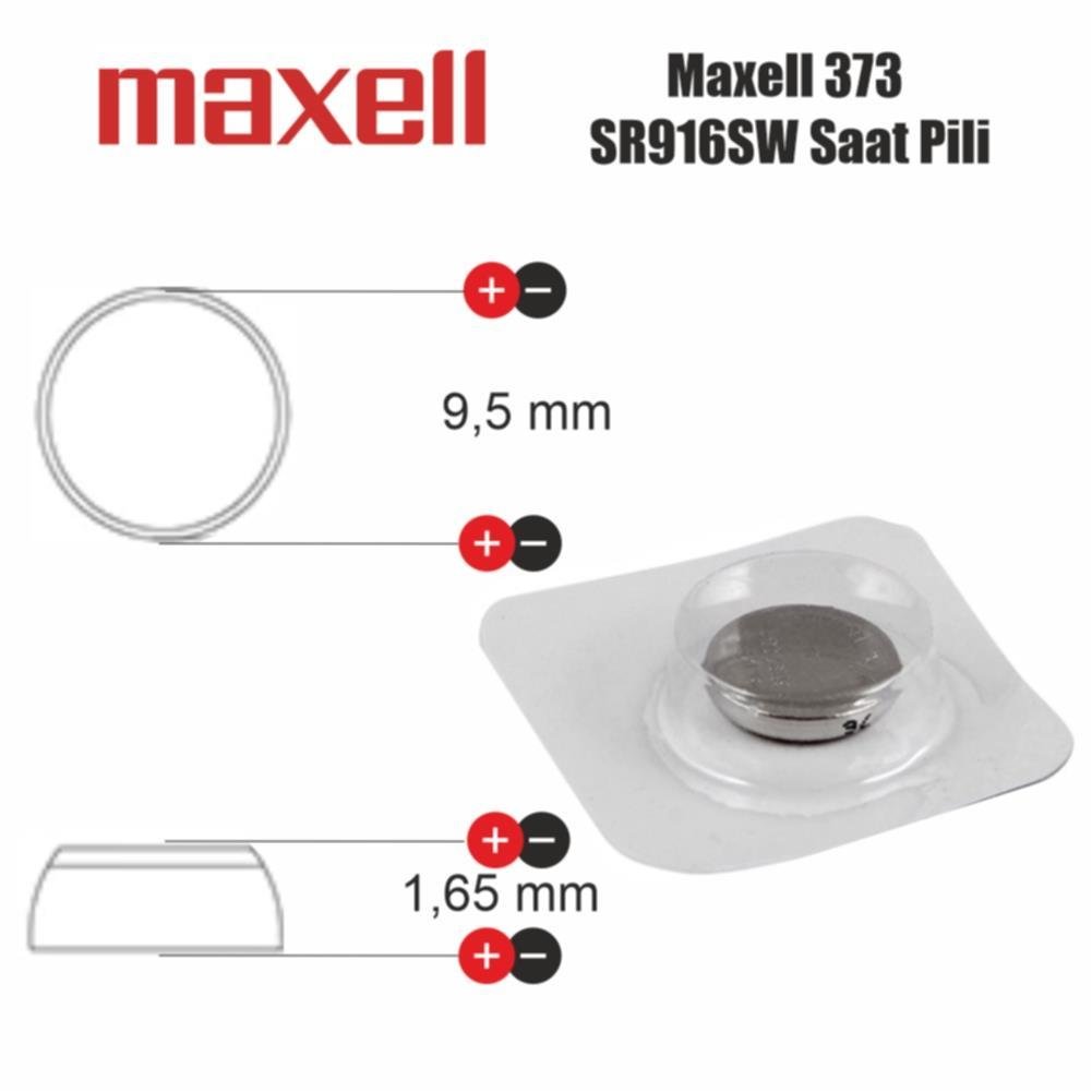 Maxell 373 SR916W Saat Pili