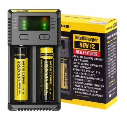 Nitecore İntellicharger New İ2Li-ion & Nı-Cd & Nı-Mh Pil Şarj Aleti