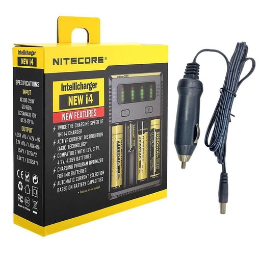 Nıtecore New İ4 Li-ion & Nı-Cd & Nı-Mh Pil Şarj Aleti / 4 Lü