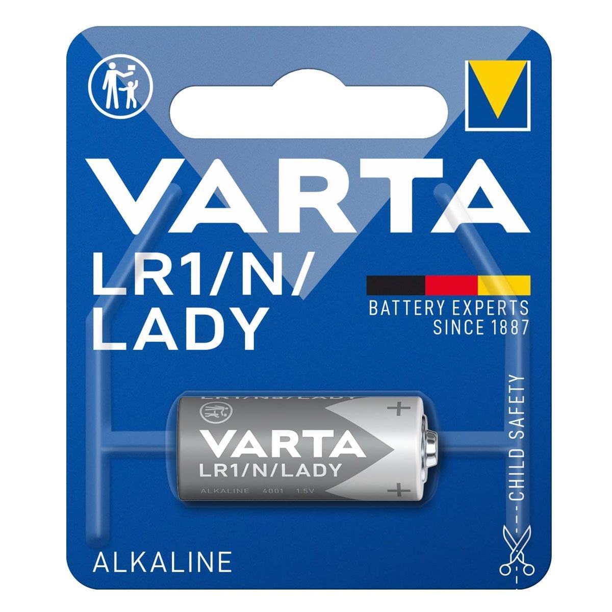 Varta 4001 LR1 LADY 1.5V N Alkalin Pil