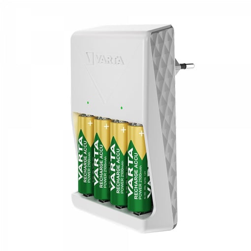 Varta 57657 Plug Pil Şarj Cihazı 4x2100mAh